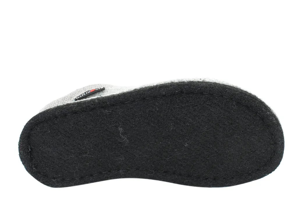 Haflinger Slippers Flair Cucho Cat Grey