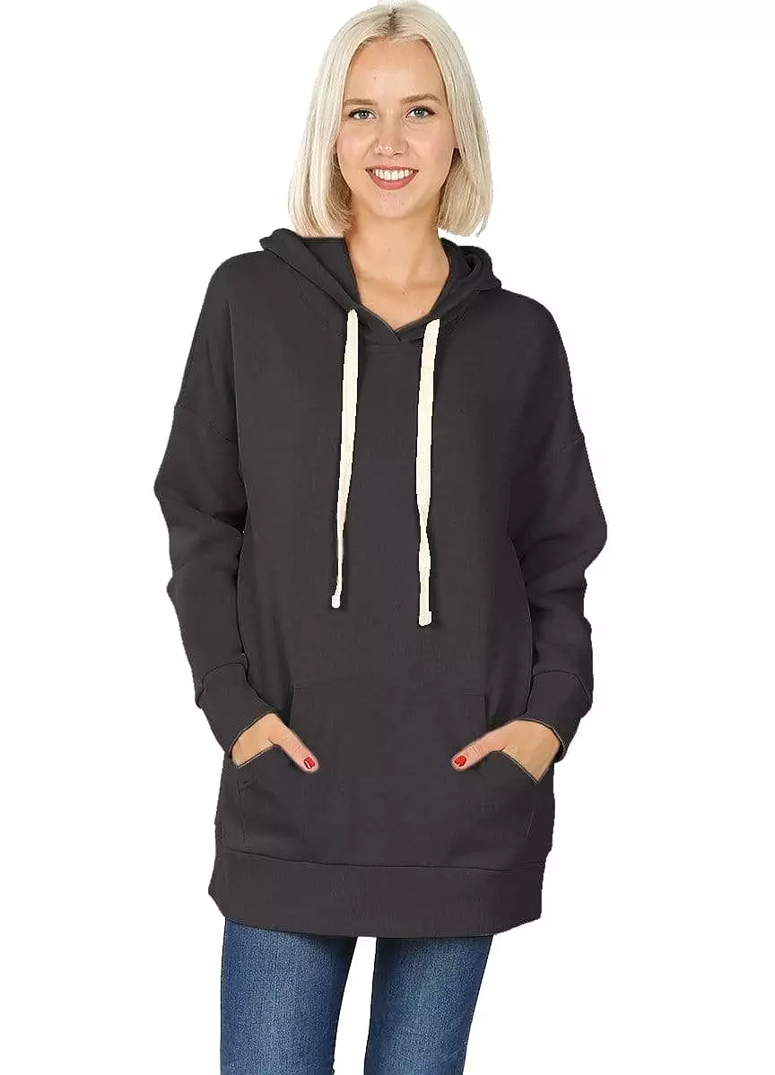 Haute Edition Women's Fashion Fleece Lined Pullover Hoodies