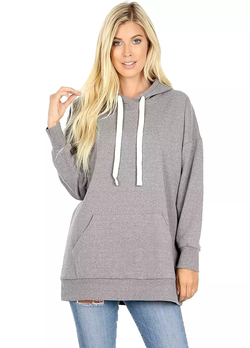 Haute Edition Women's Fashion Fleece Lined Pullover Hoodies