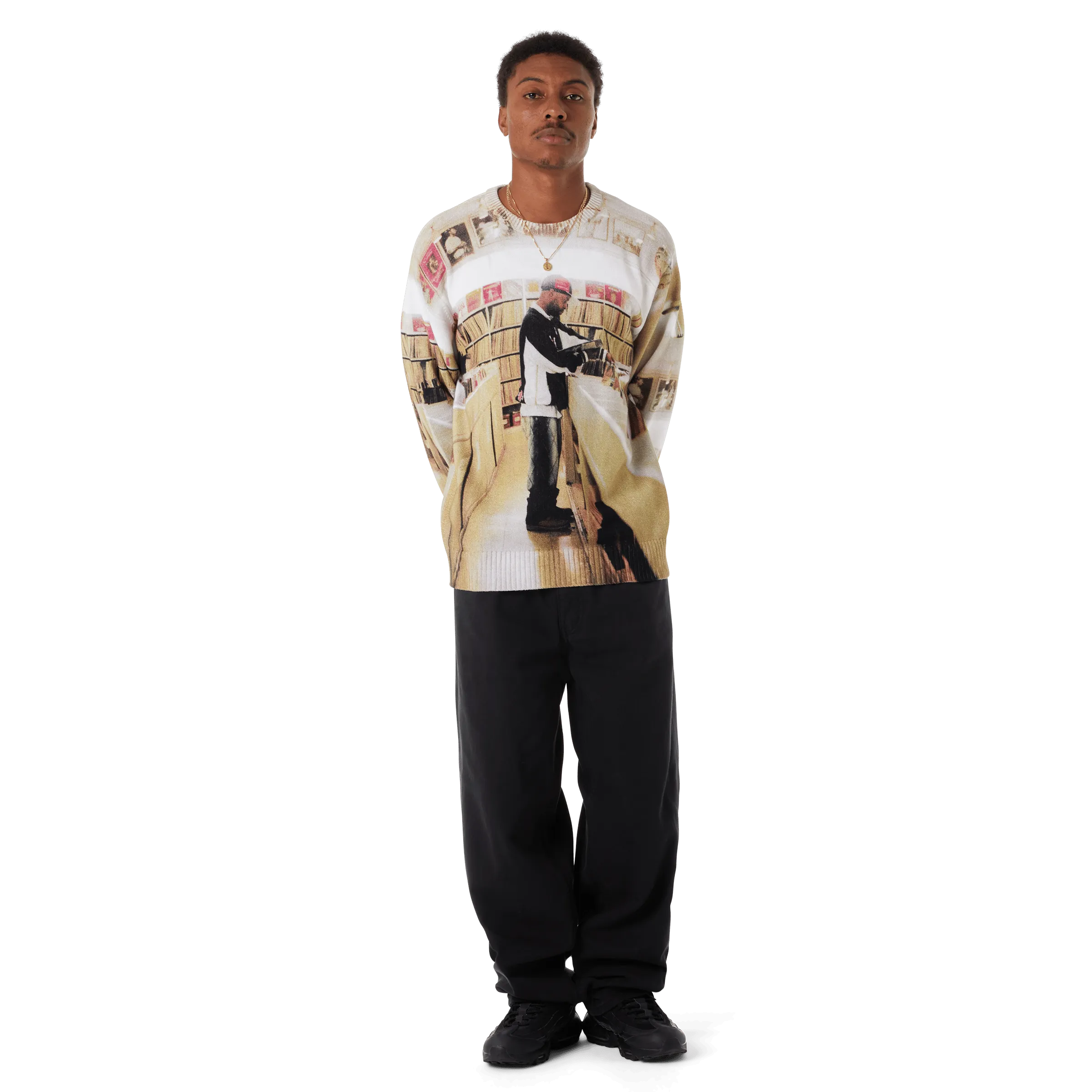 HUF x J Dilla Diggin Sweater