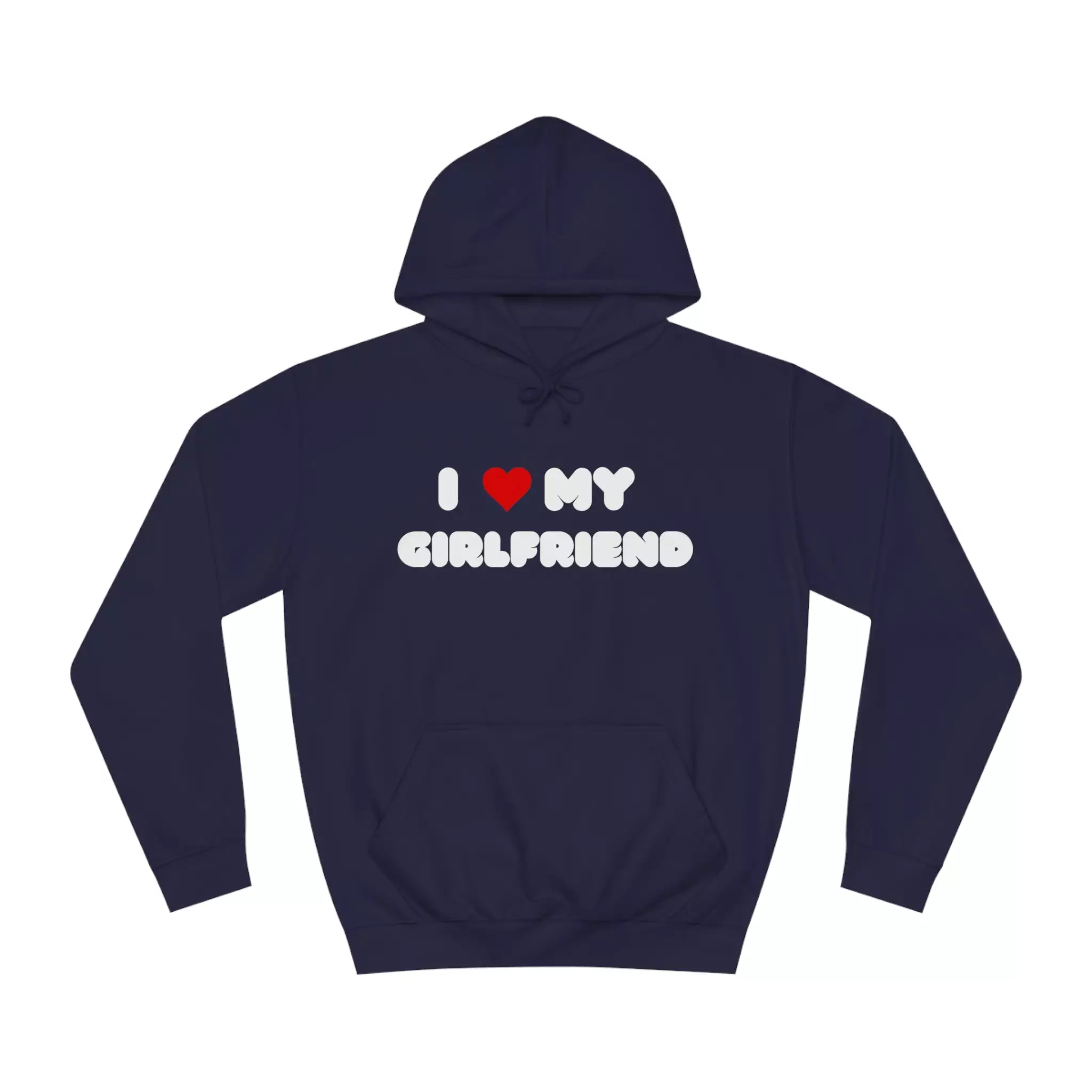 I love my girlfriend - Men's Hoodie