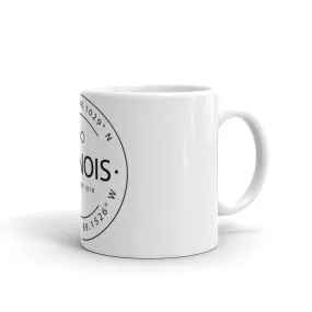 Illinois - Mug - Latitude & Longitude