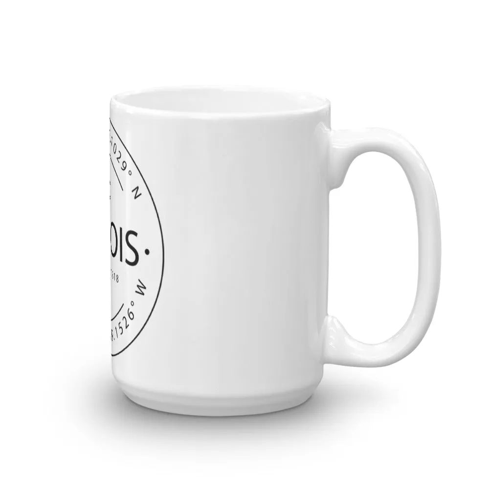 Illinois - Mug - Latitude & Longitude