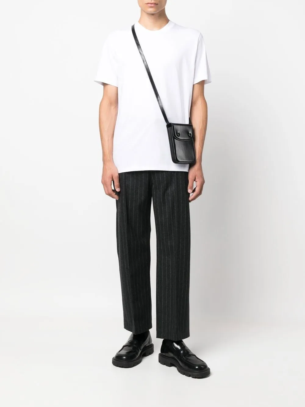 Jil Sander T-shirt blanc col rond