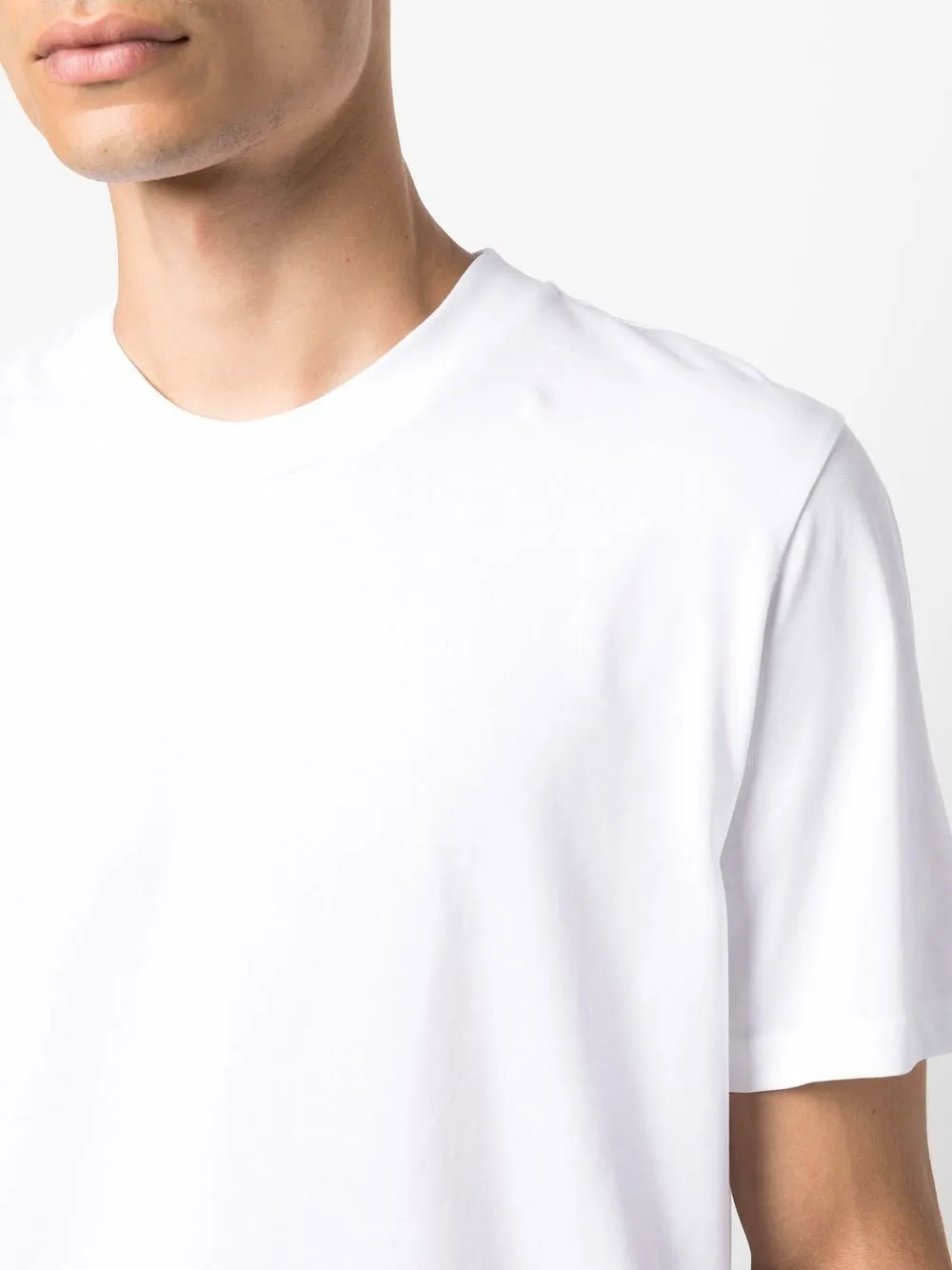 Jil Sander T-shirt blanc col rond