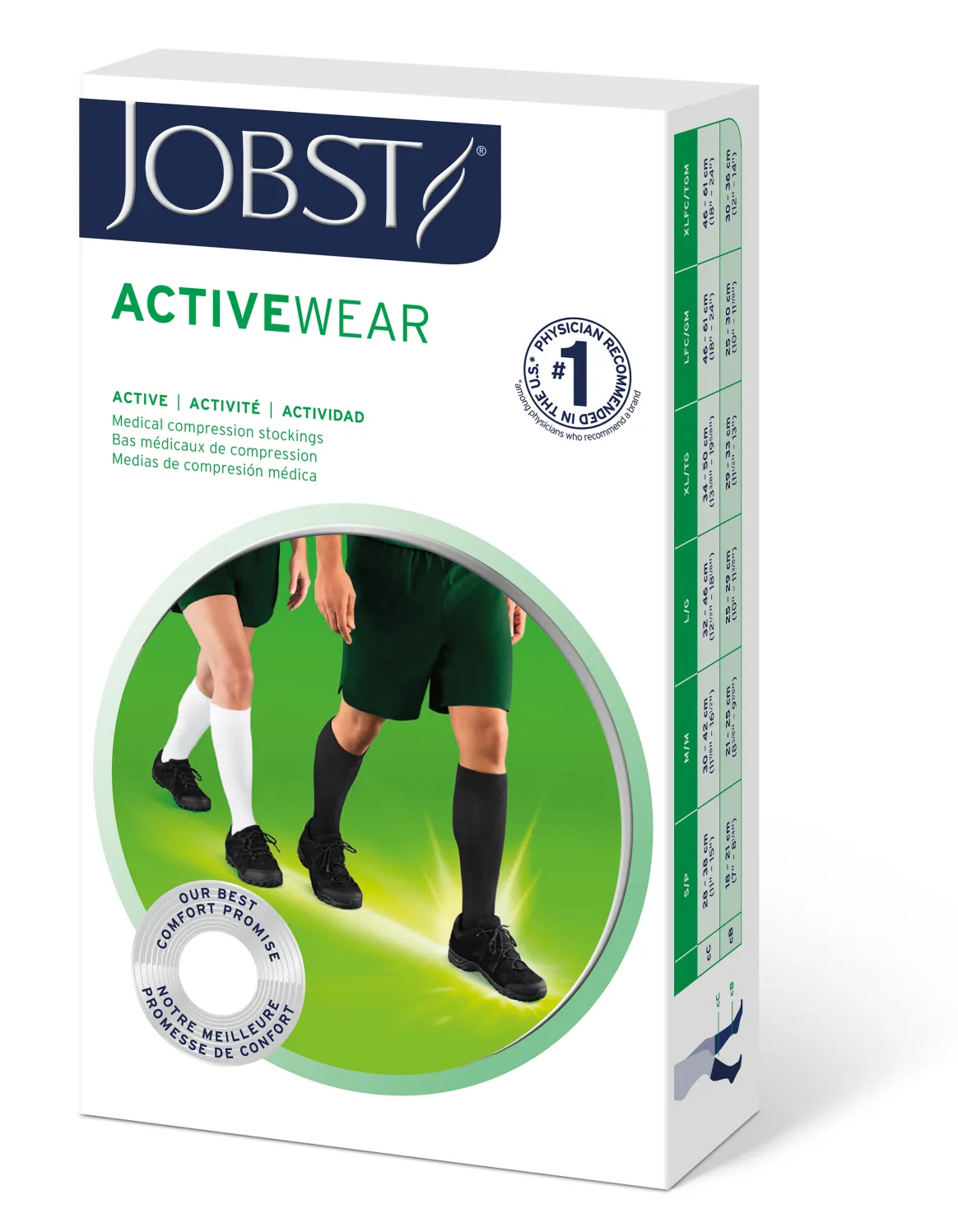 JOBST® ActiveWear Knee High 15-20 mmhg