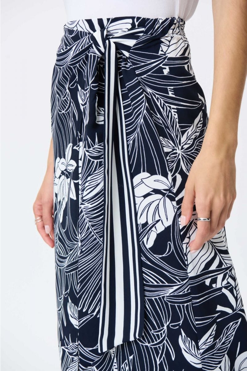 Joseph Ribkoff Printed Wide Leg Pants - 232047