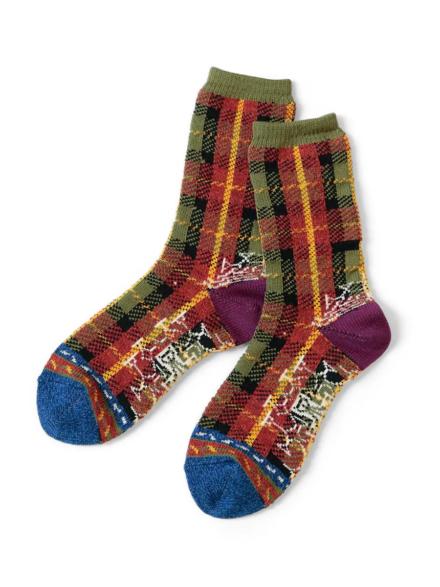 Kapital 84-thread Tartan Dog Socks