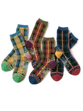 Kapital 84-thread Tartan Dog Socks