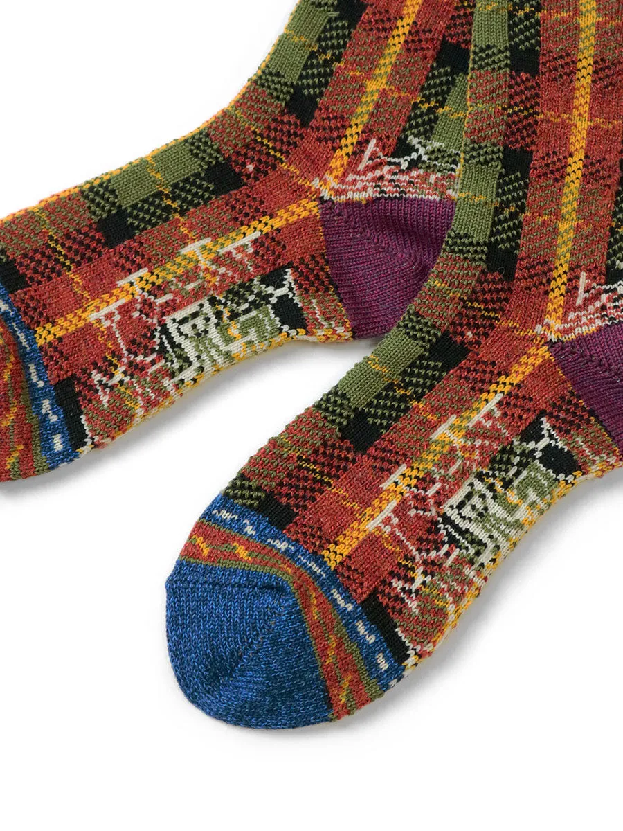 Kapital 84-thread Tartan Dog Socks