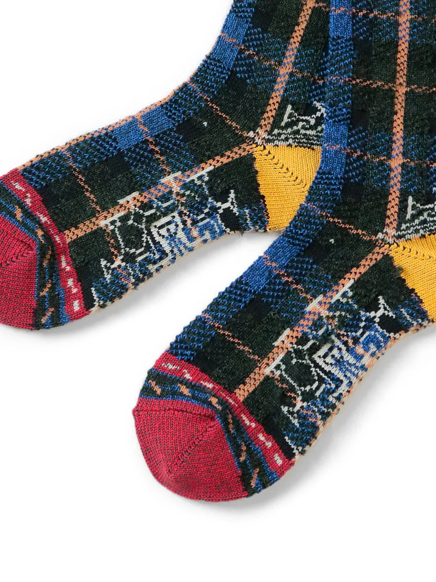 Kapital 84-thread Tartan Dog Socks