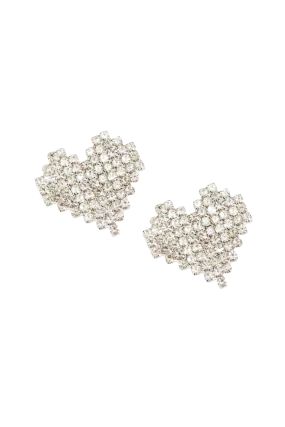 Lea Crystal Heart Earring