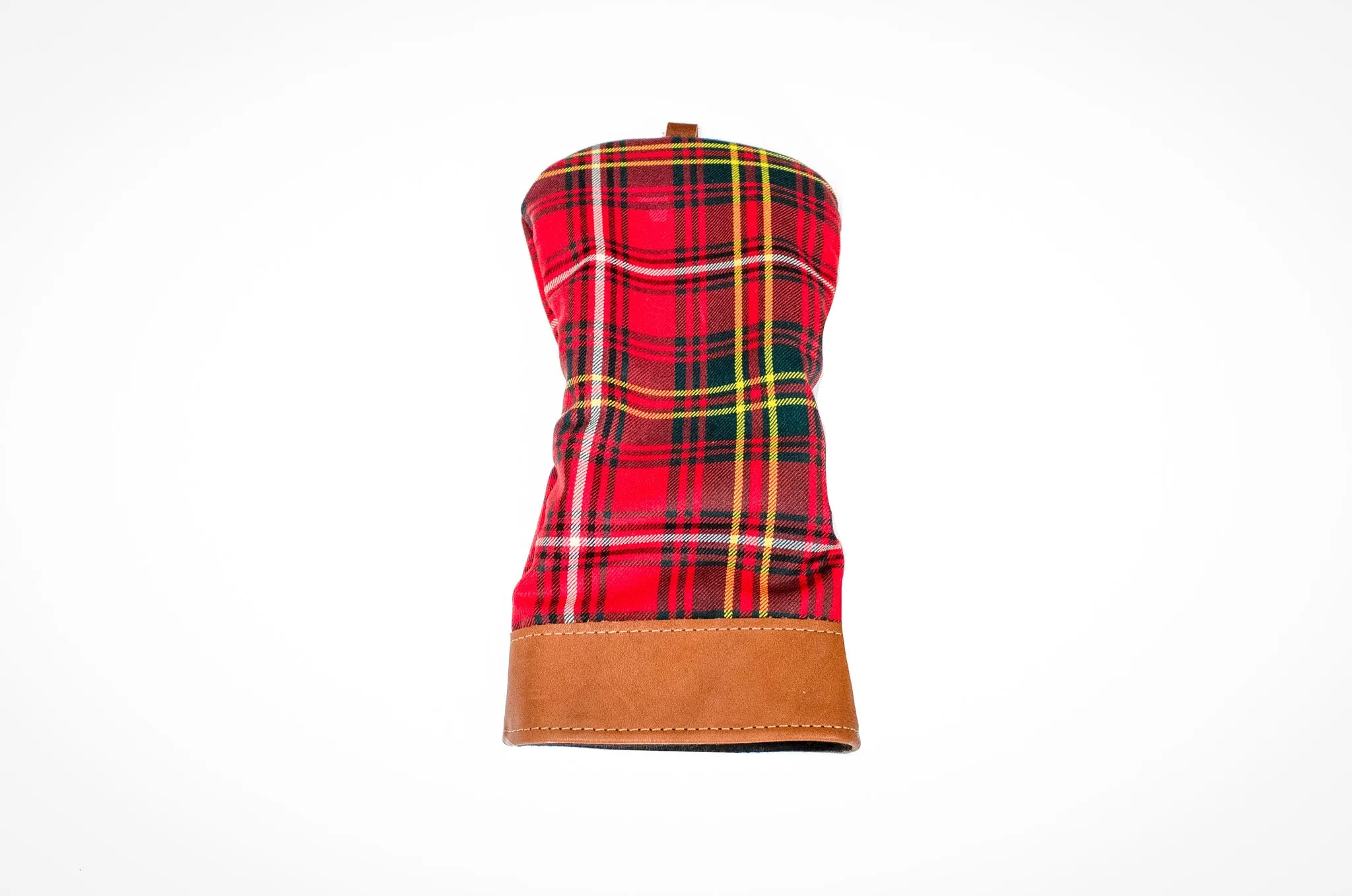 Leather & Wool Tartan Head Cover