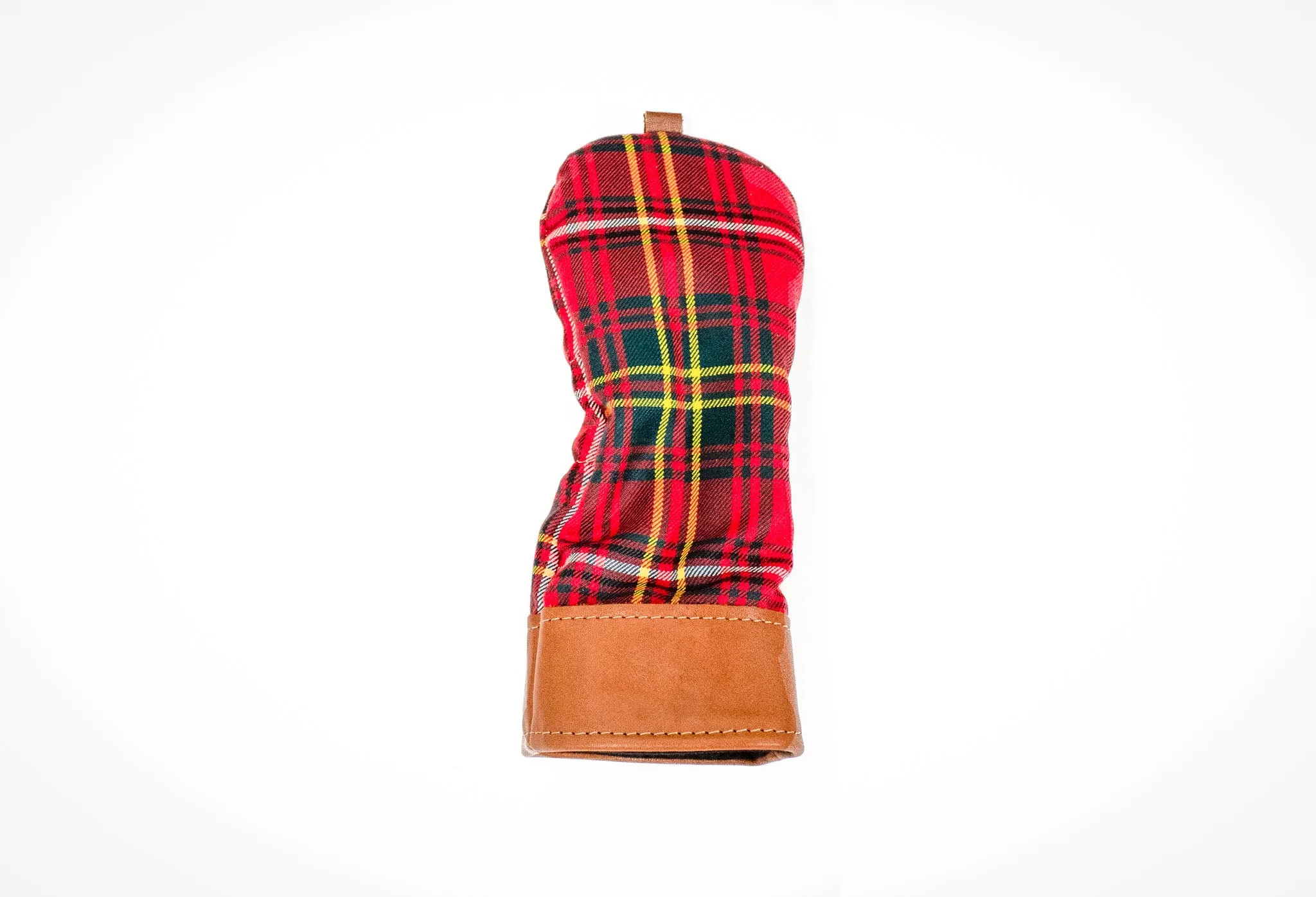 Leather & Wool Tartan Head Cover