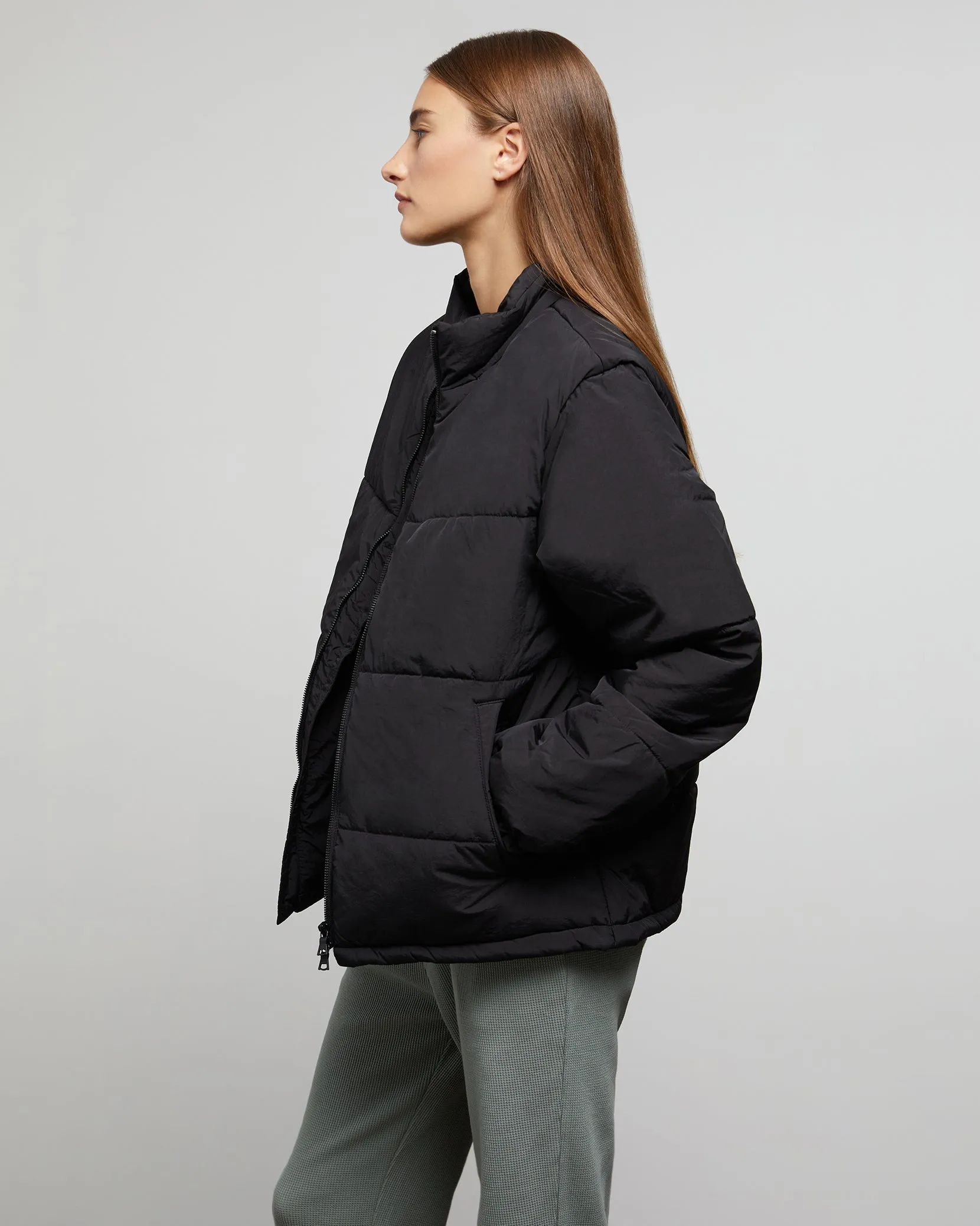 Lightweight Puffer Jacket | Black