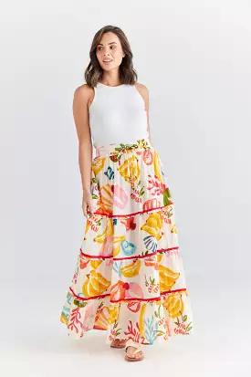 LOLA MAXI SKIRT TROPICANA