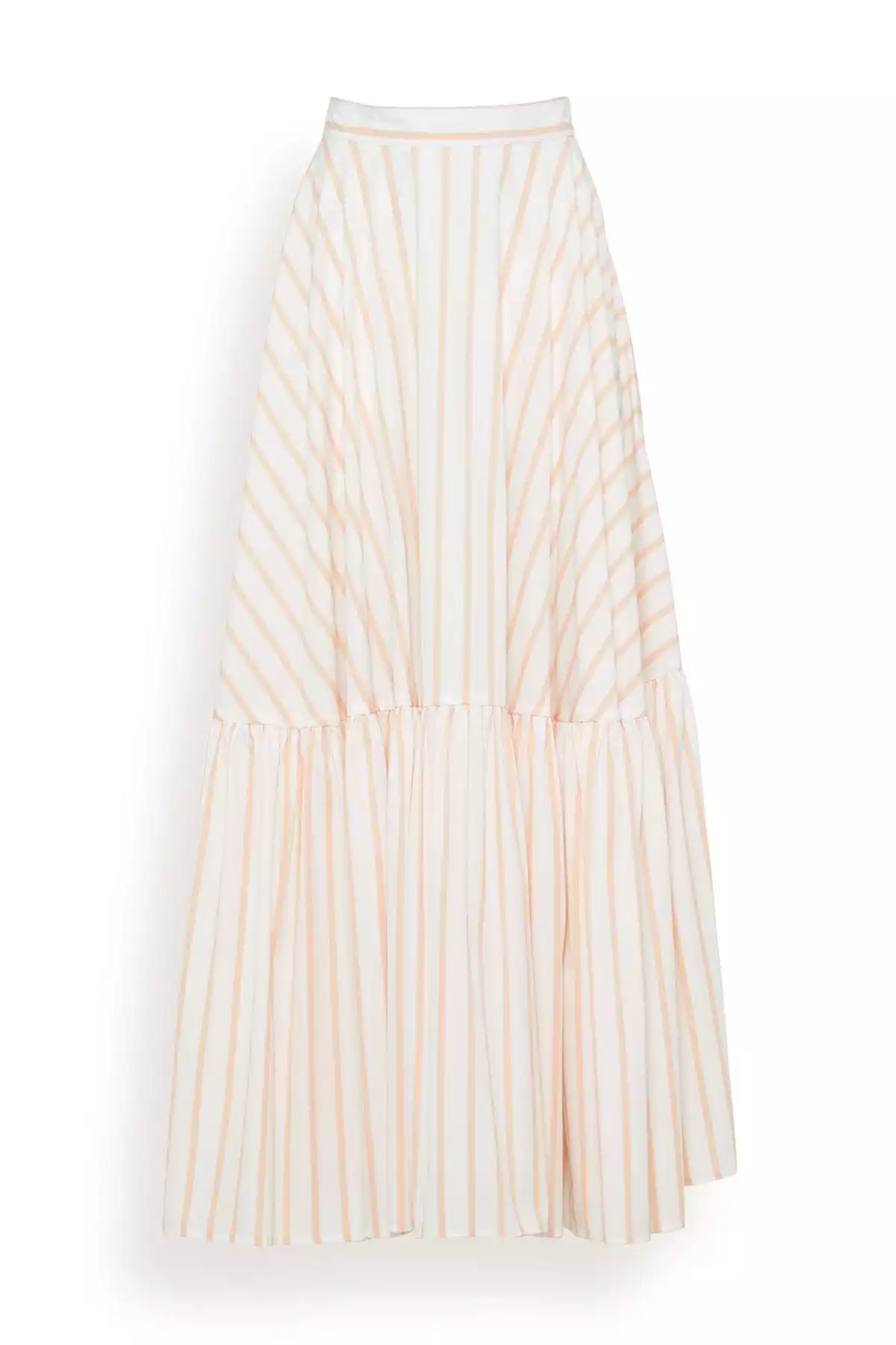 Long Skirt in Bellini Stripe