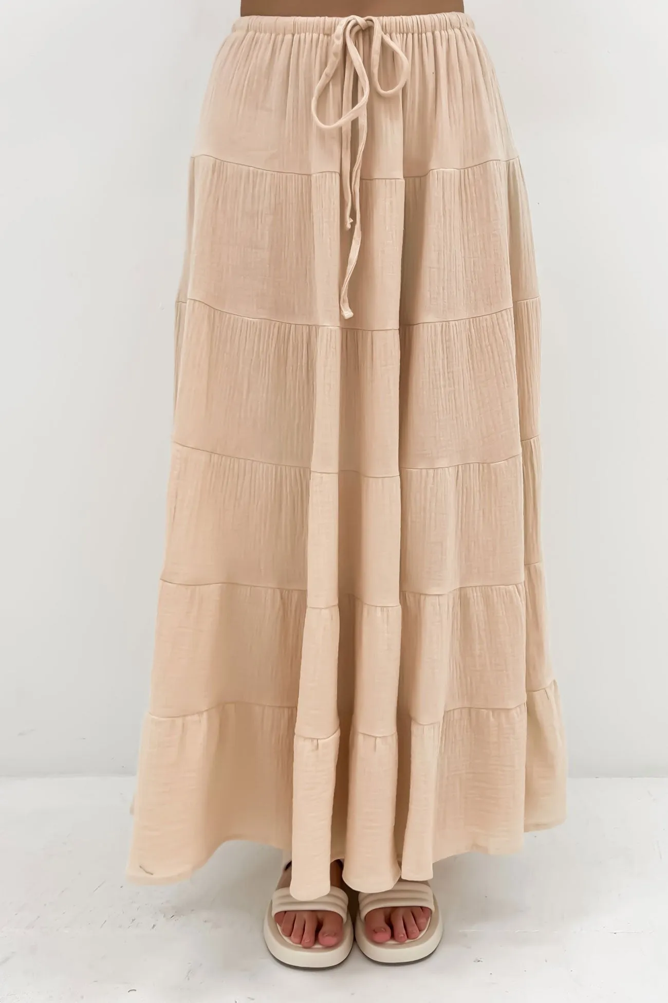 Luka Maxi Skirt Beige