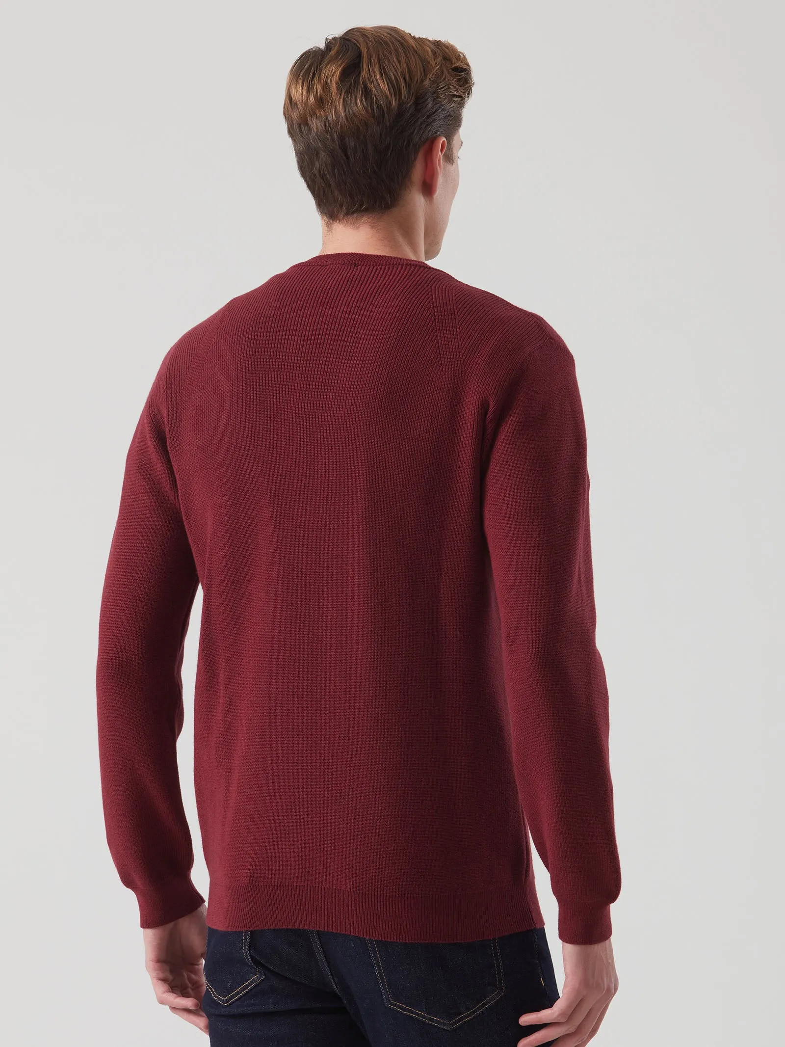 Maglia girocollo in Wool Cot