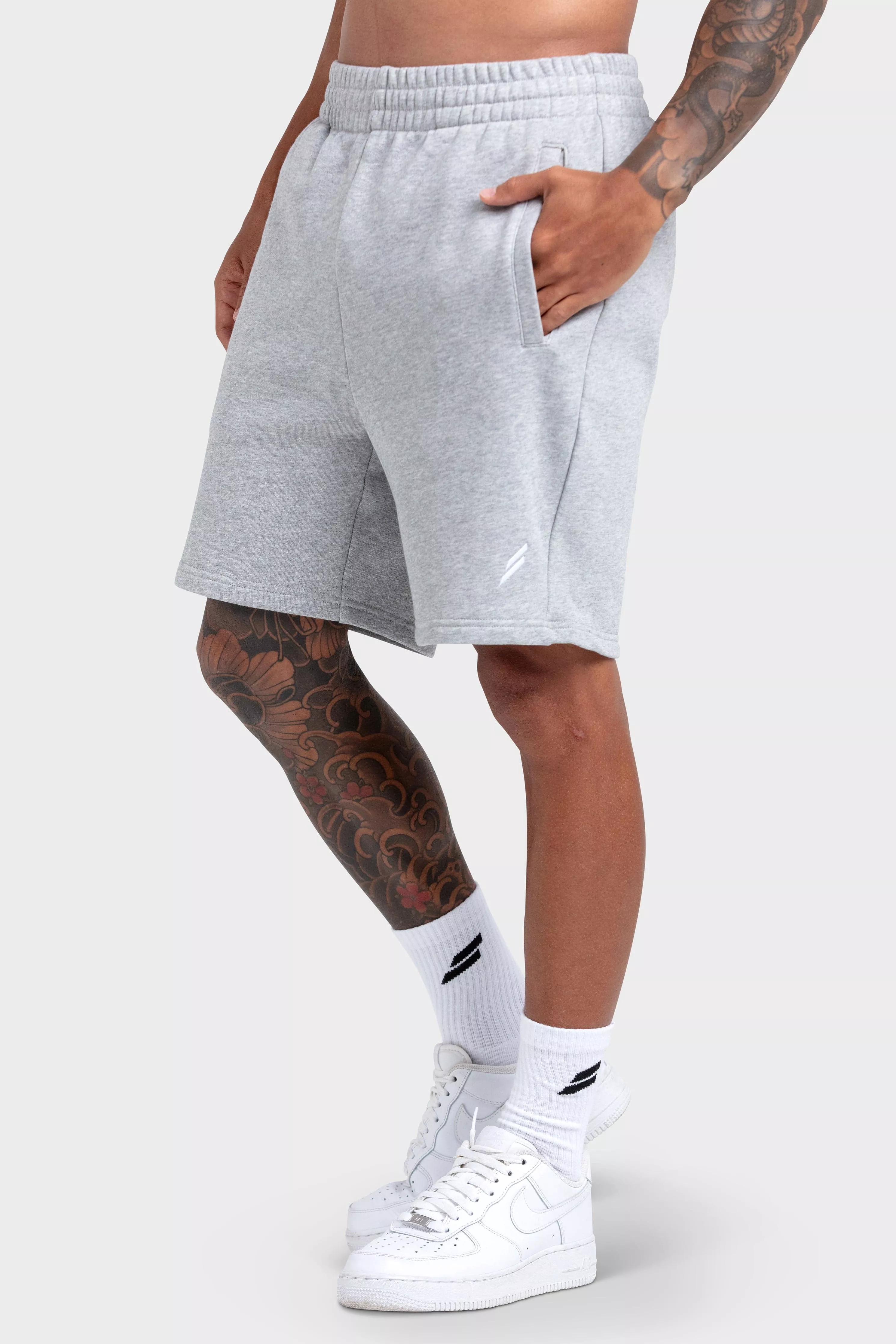 Men's Essential Cotton Shorts - Grey