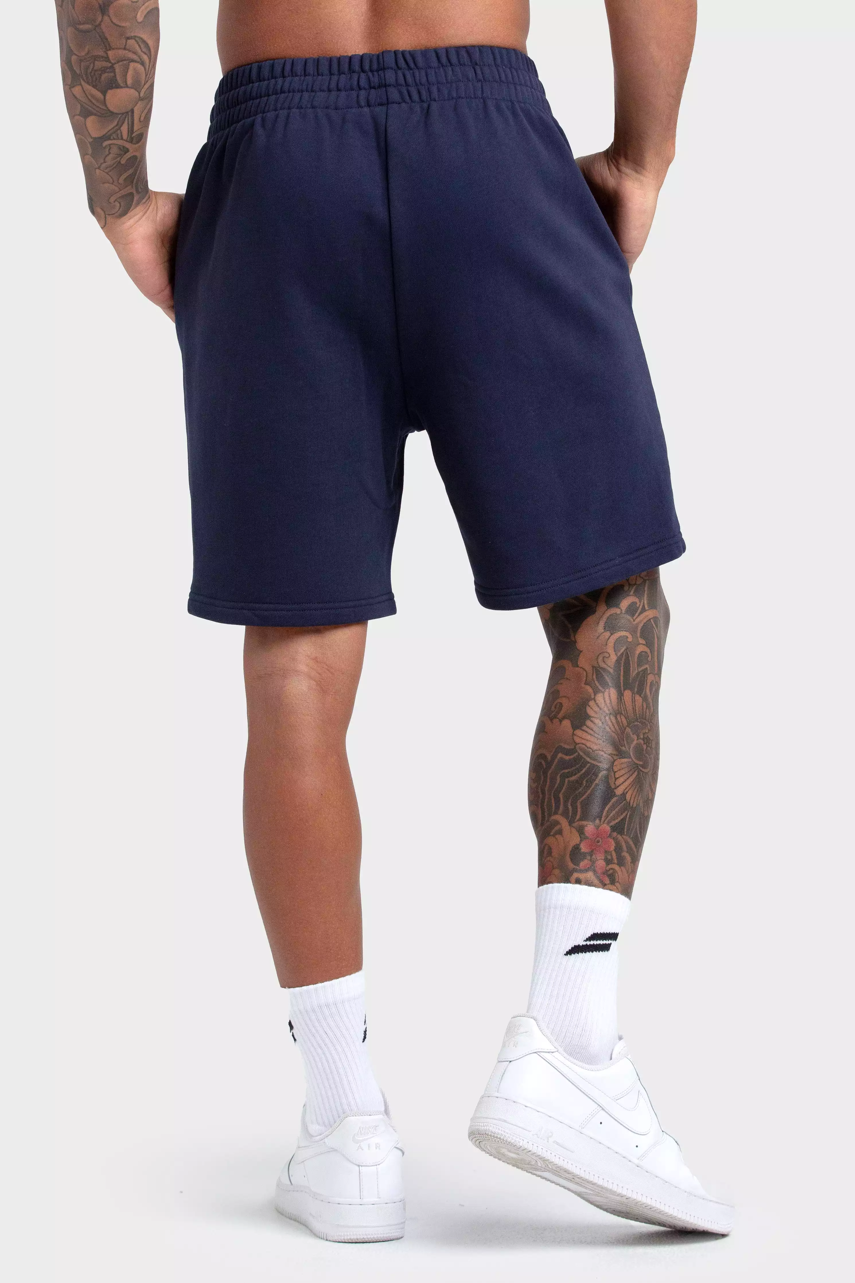 Men's Essential Cotton Shorts - Navy