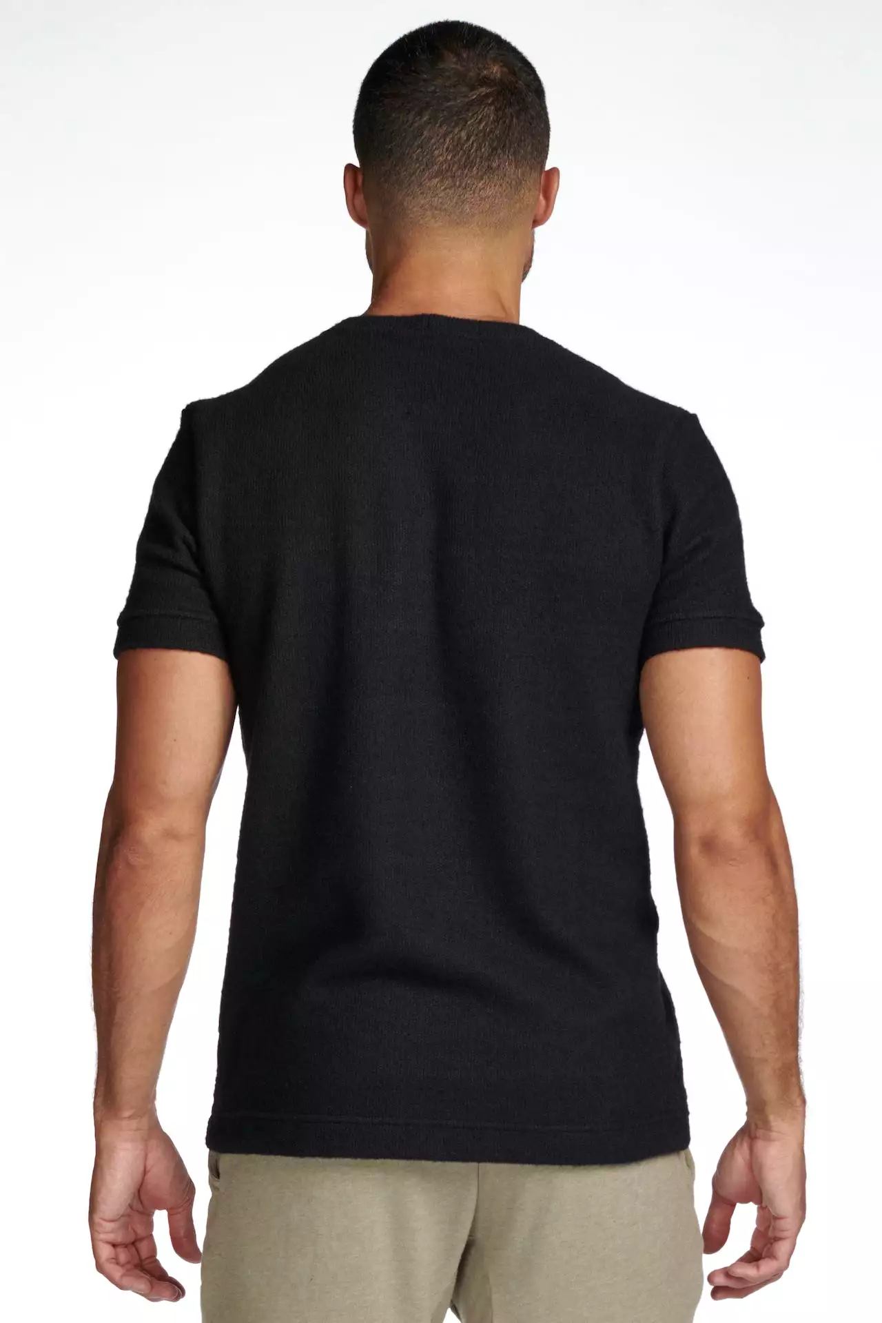 Men's Soft Knit Melange Short Sleeve Crew Tee