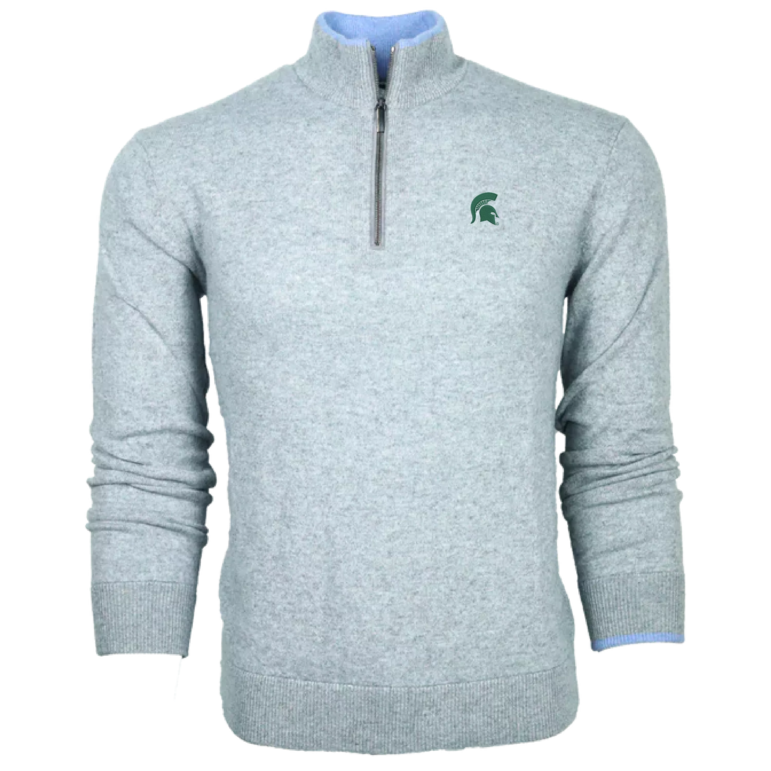 Michigan State Spartan Sebonack Quarter-Zip Sweater