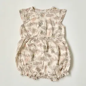 Mini-A-Ture Floral Romper: 3 Months