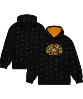 Mitchell & Ness Men's NHL 100th Anniversary Allover Print Pullover Hoodie