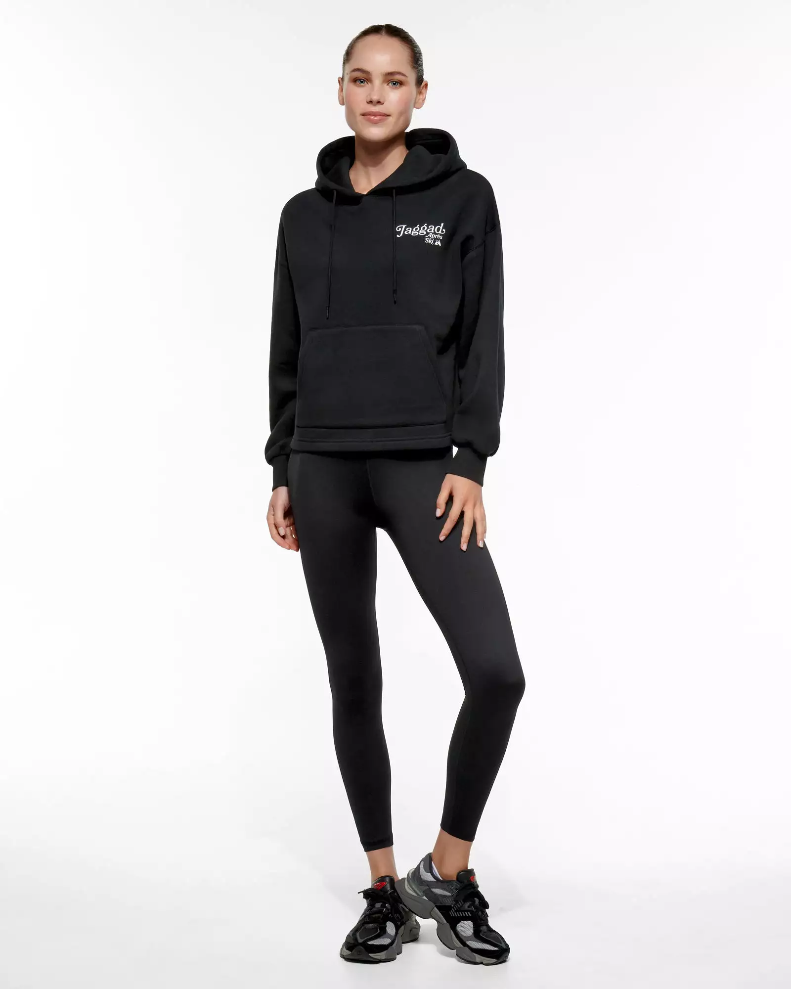 MOUNT RIDGE BOXY HOODIE BLACK