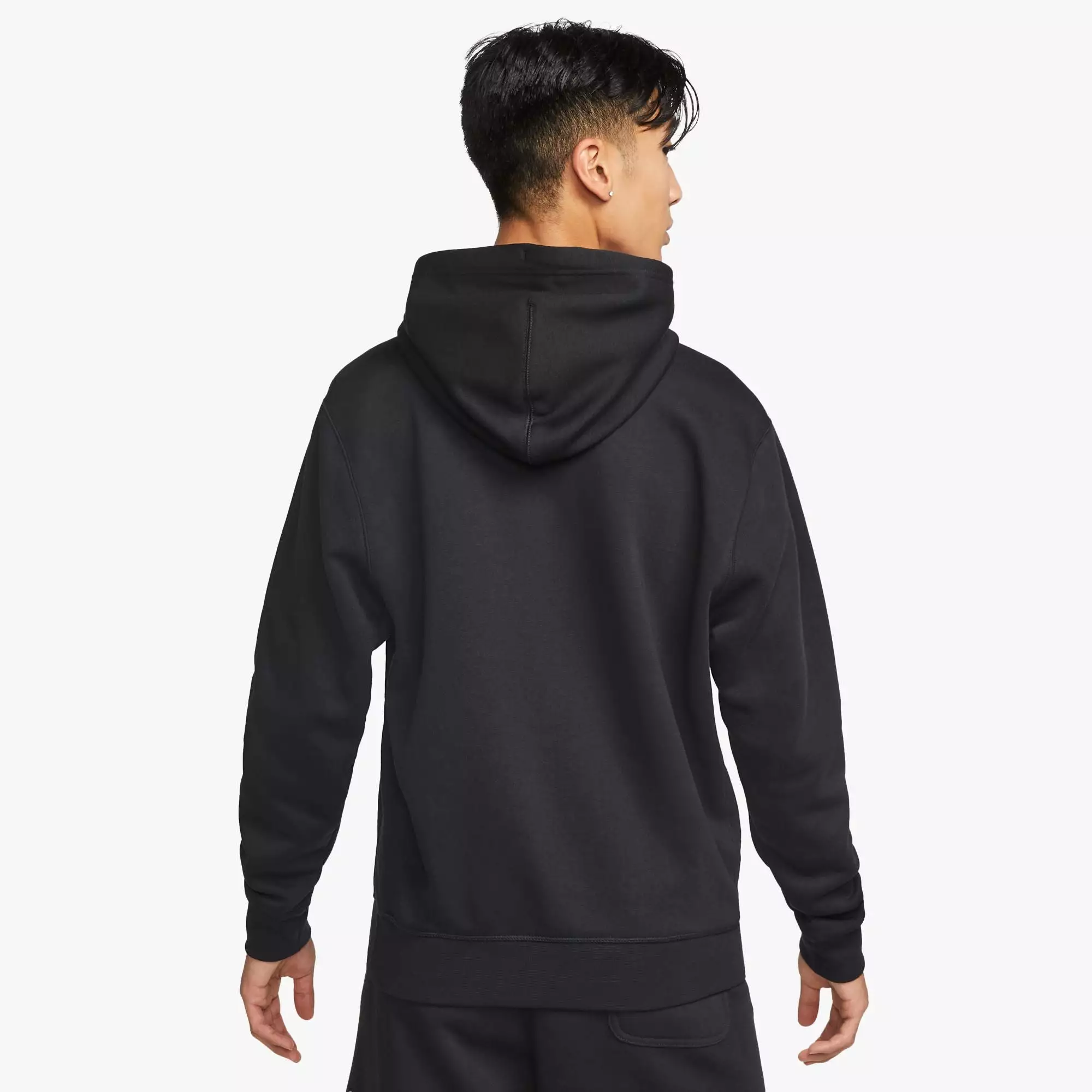 Nike Swoosh League Brushed Back Pullover Men's Hoodie Black