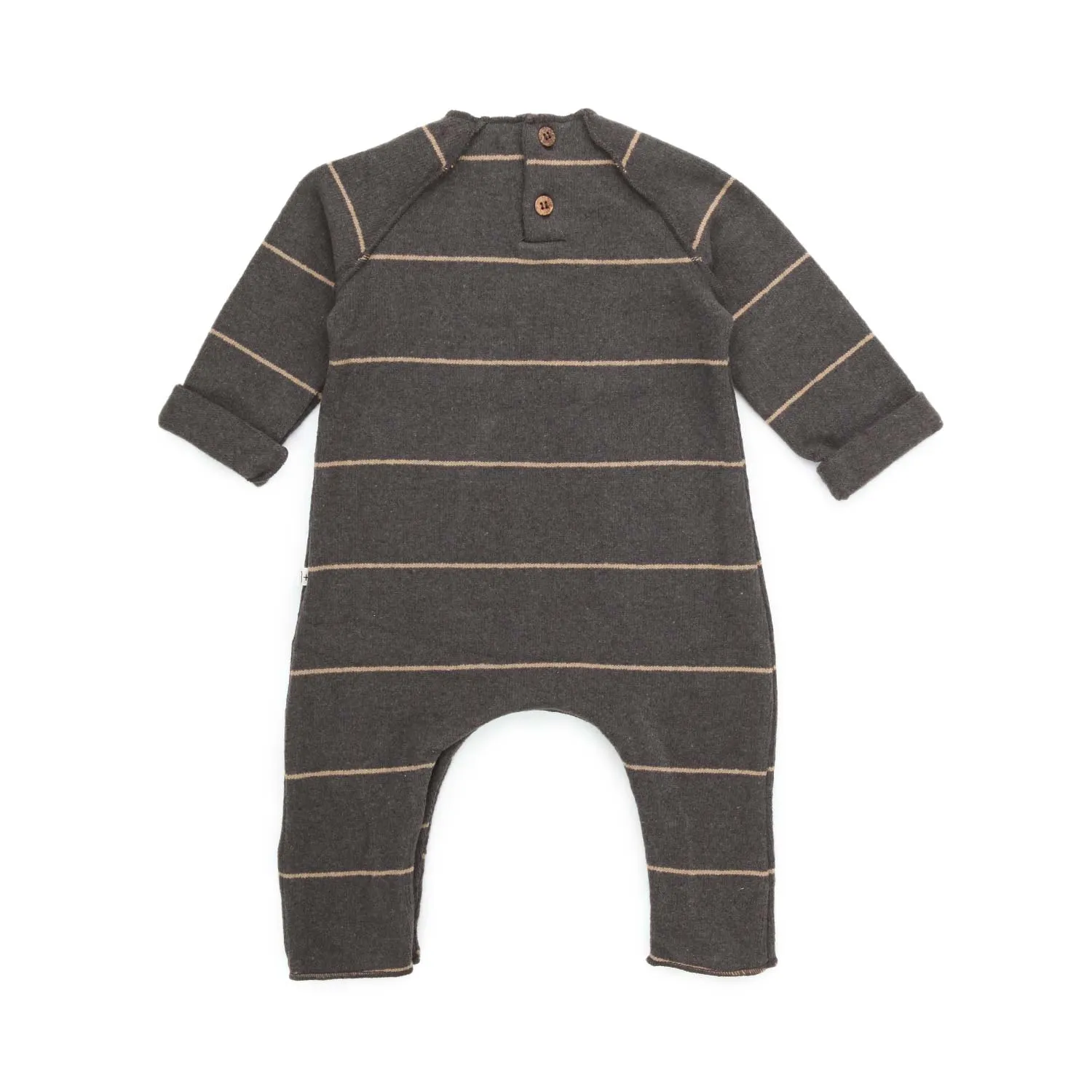 One More In The Family Baby Brown Laurent Romper