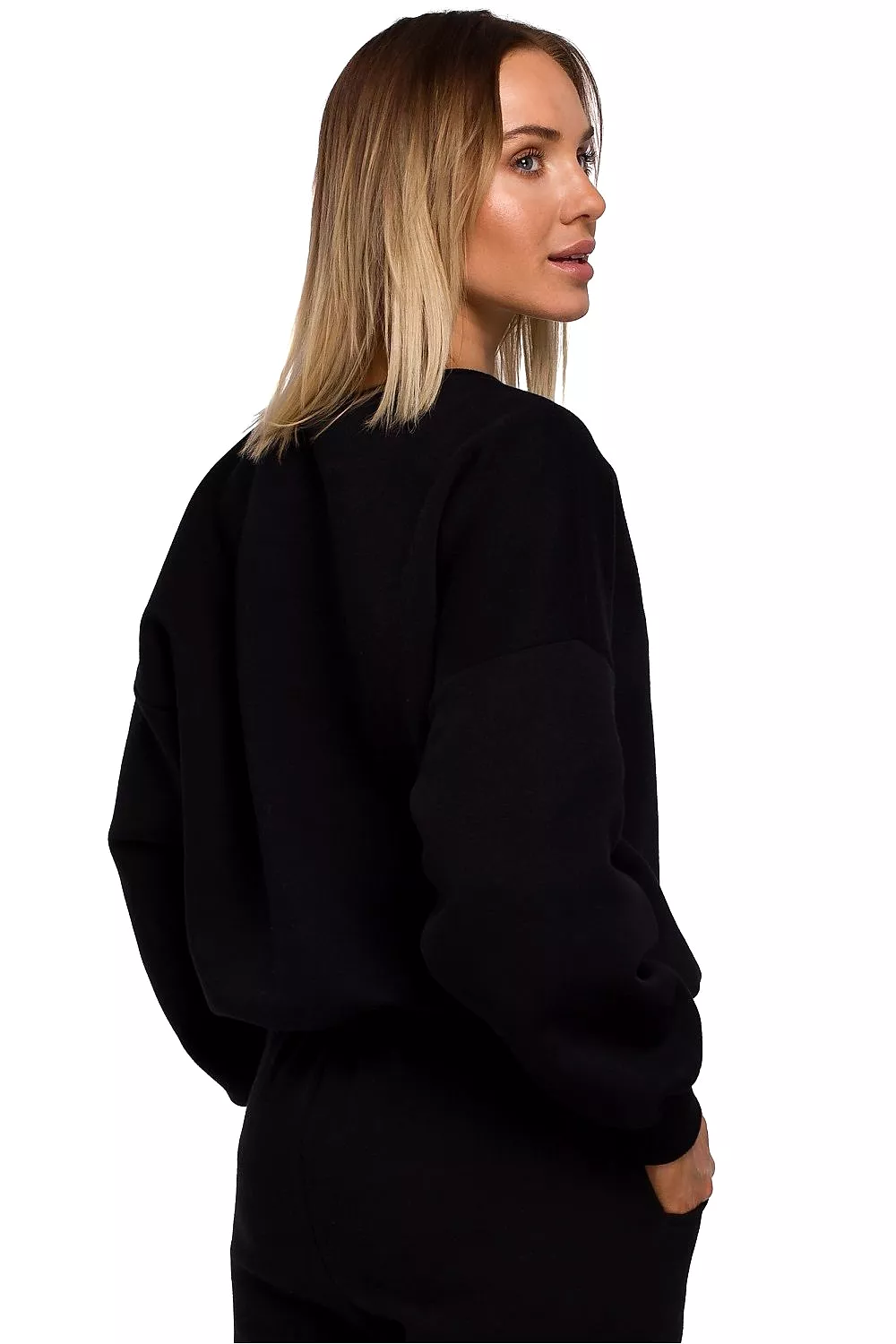 Oversized Sweatshirt with Embroidery