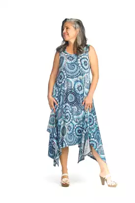 Papillon Tie Dye Maxi Dress PD-14661