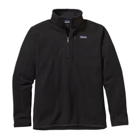 Patagonia Men's Better Sweater Quarter-Zip Fleece 25523 Black