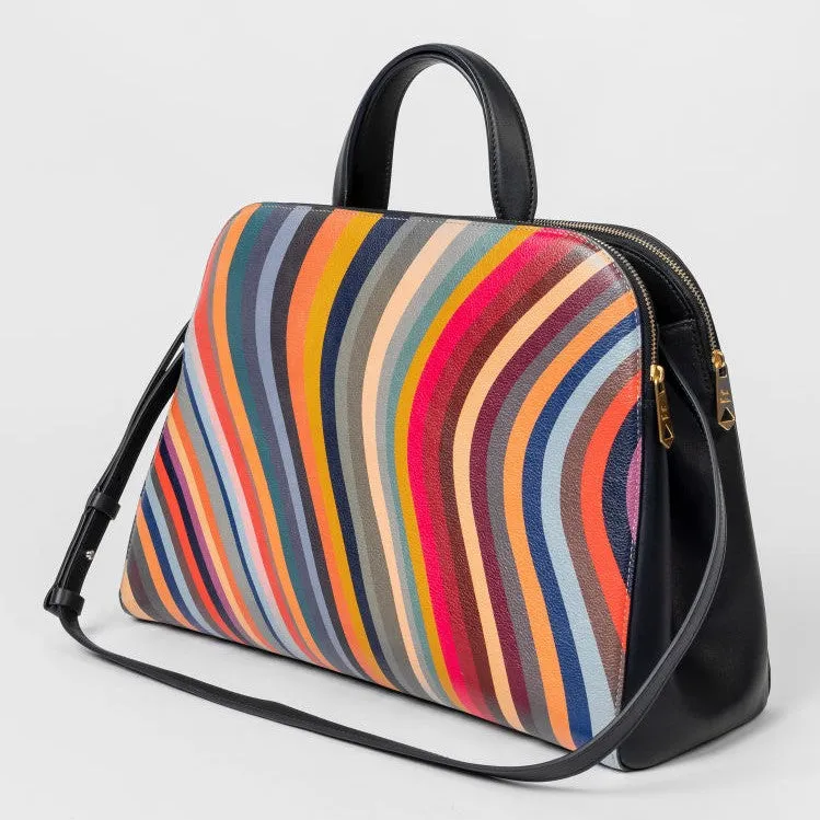 Paul Smith - Women's Double Zip Swirl Print Bowling Bag