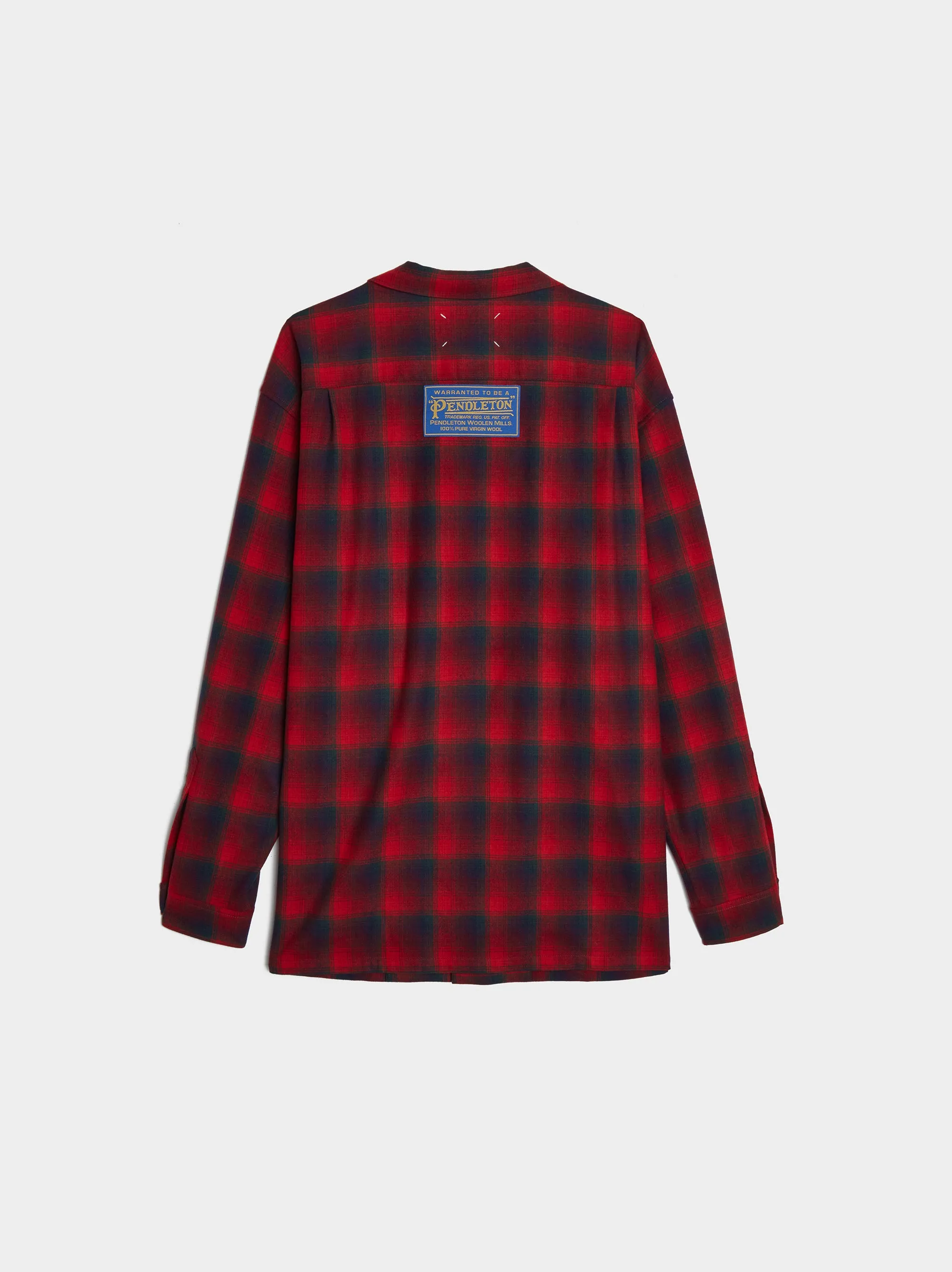 Pendleton Check Long Sleeved Shirt, Red