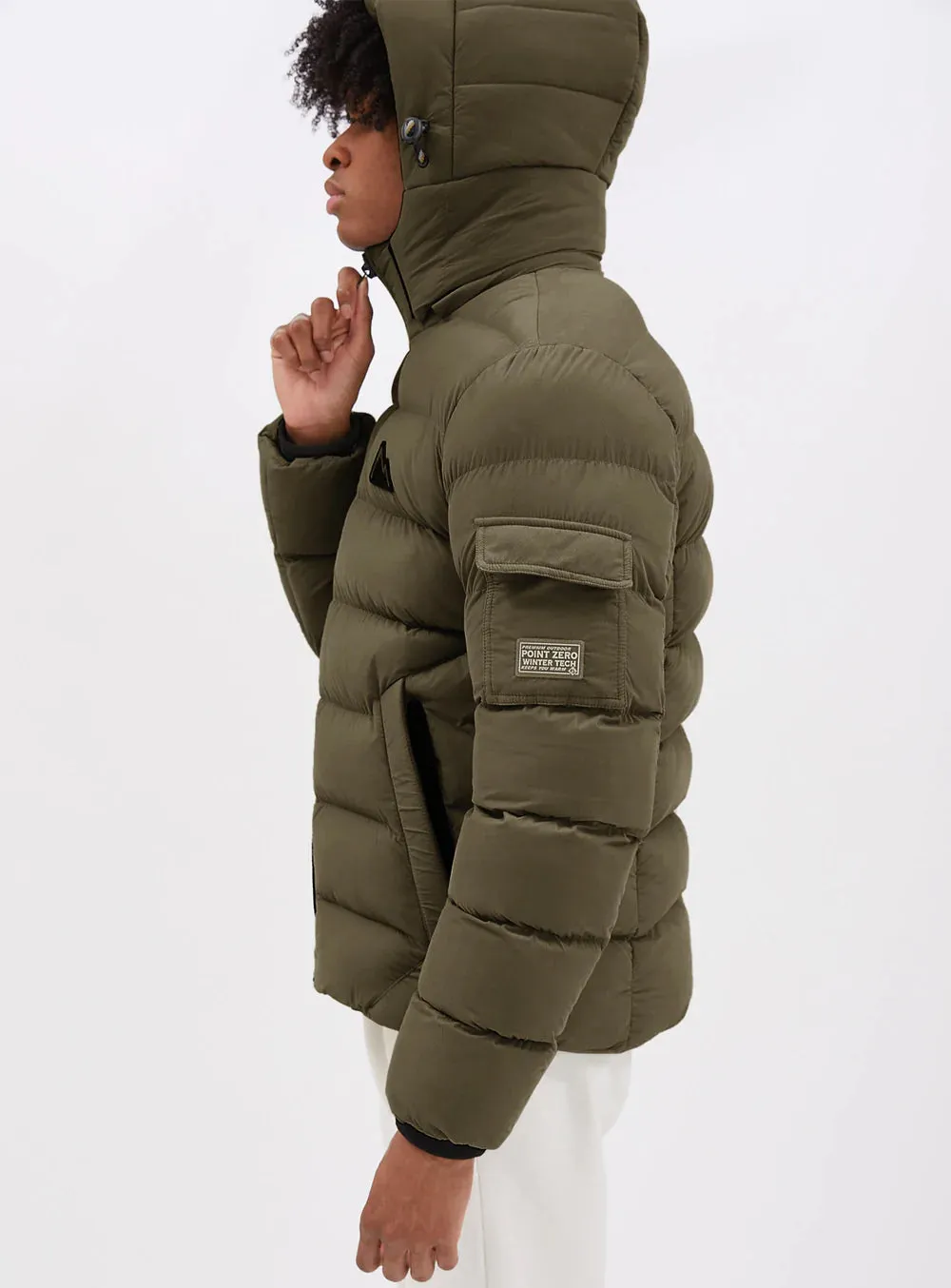 POINT ZERO ASHTONDuvet VégétalienManteau d’hiver -30°CNoir ou Armée|POINT ZERO ASHTONVegan DownWinter Coat -30°CBlack or Army