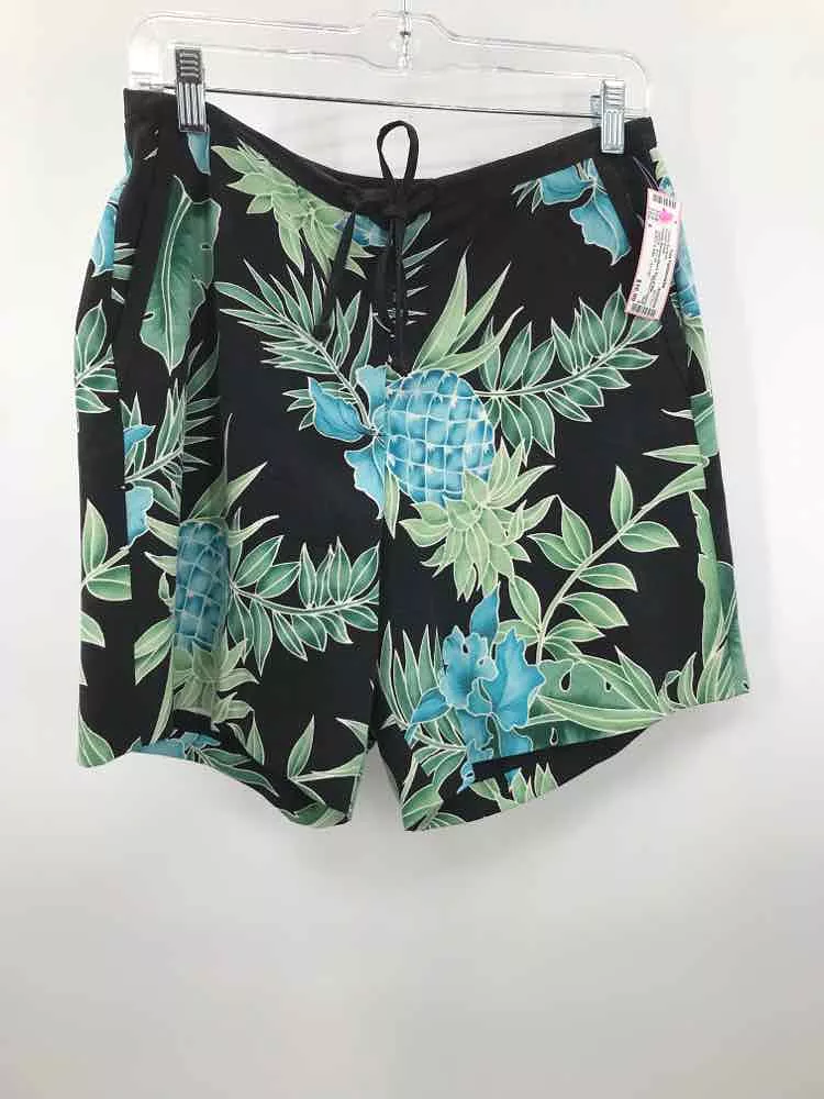 Pre-Owned Tommy Bahama Black Size 8 Silk Printed Shorts