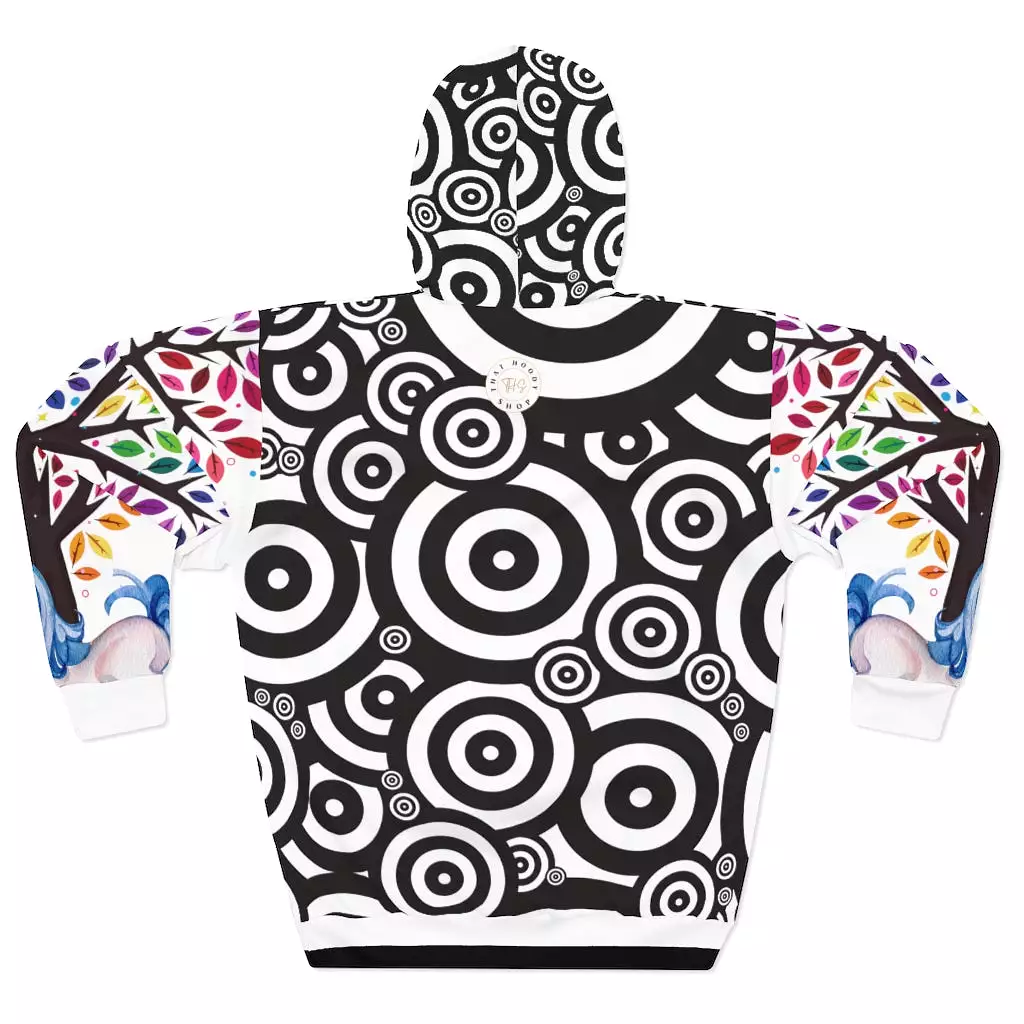 Psychedelic Unicorn Unisex Pullover Hoodie