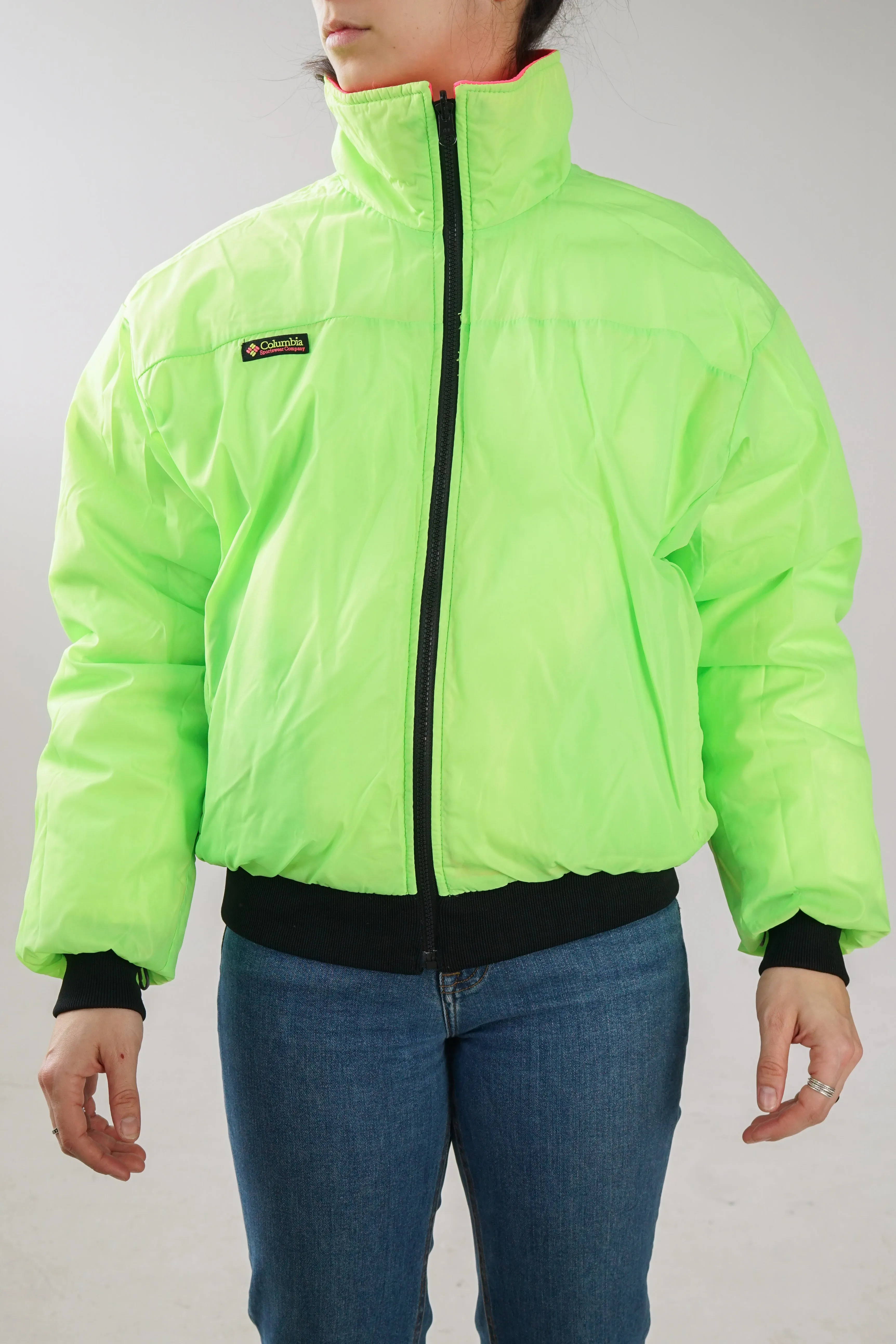 Puffer réversible Columbia en duvet pour homme taille L (M-L)