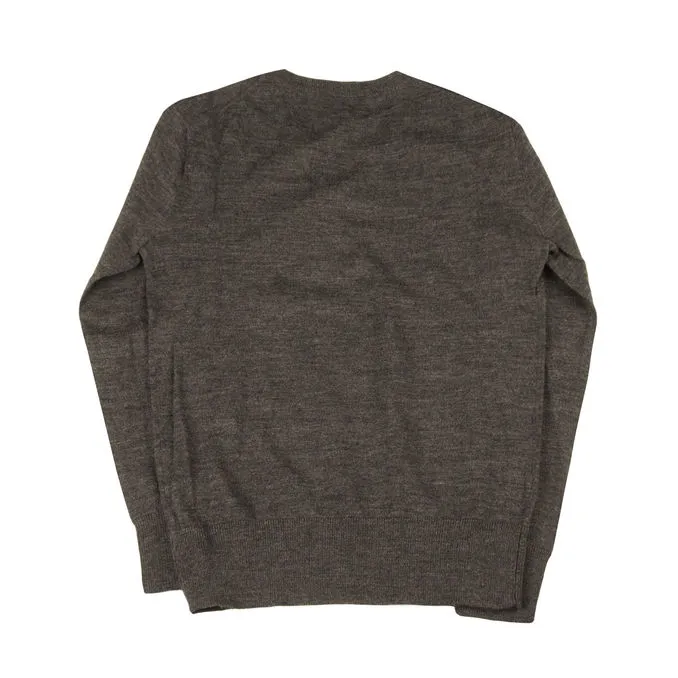 PULL WITH V NECK Kid Grey