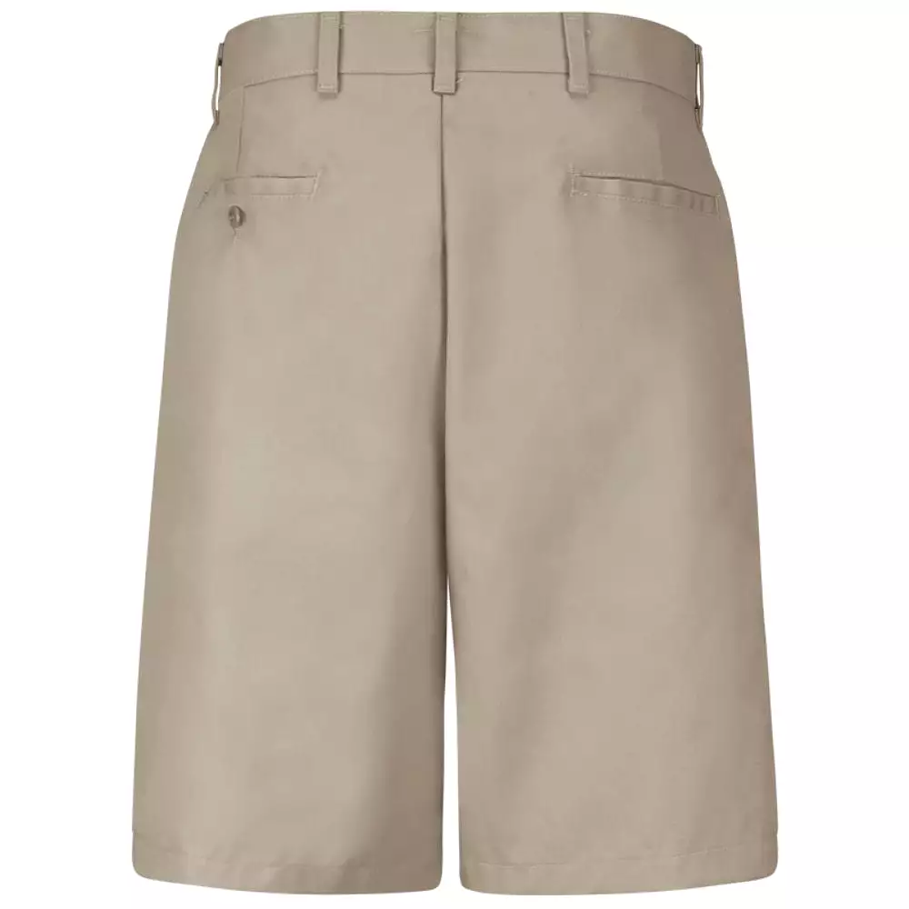 Red Kap Men's Plain Front Work Shorts PT26TN - Tan