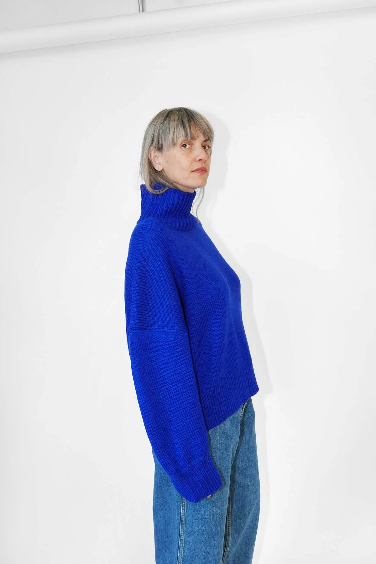 Rhys Sweater - Cobalt