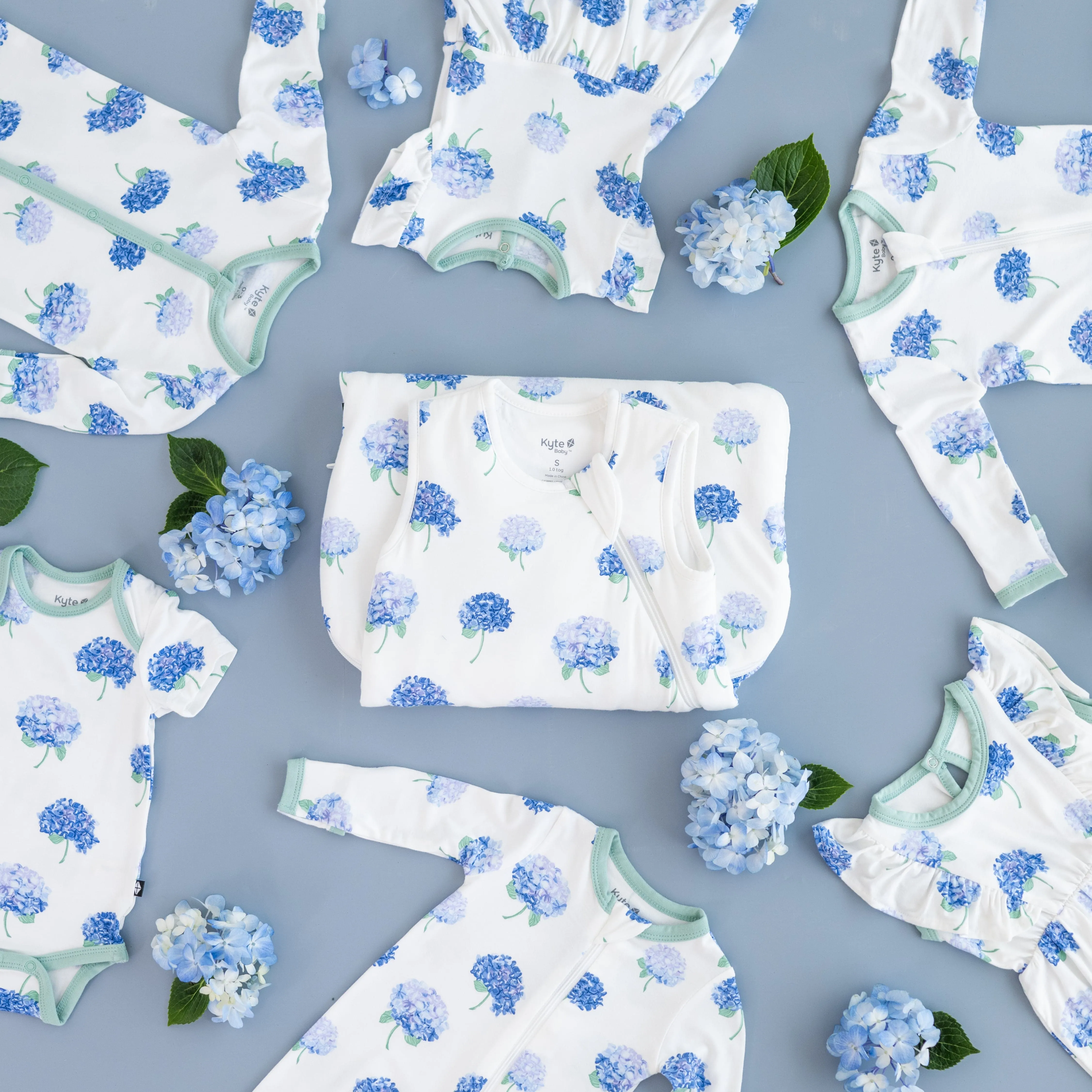 Romper in Hydrangea