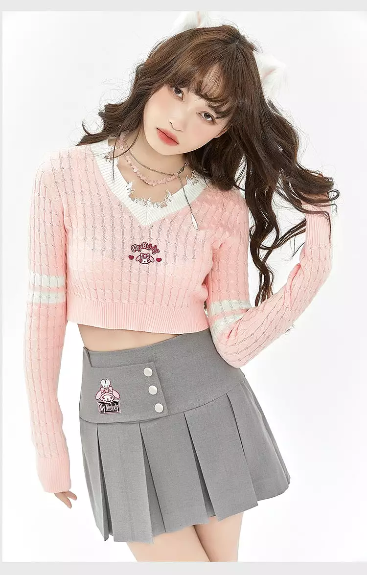 Sanrio 2022SS collaboration crop tops / skirt Cinnamoroll my melody