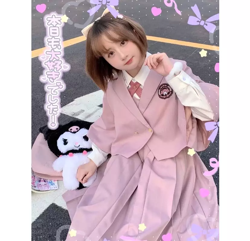 Sanrio collaboration cape / jumper skirt dress