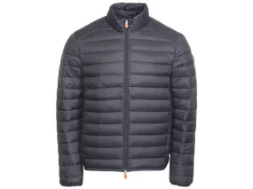 Save The Duck Men's Alexander Jacket Puffer Quilted Windproof Navy Blue Sz: L