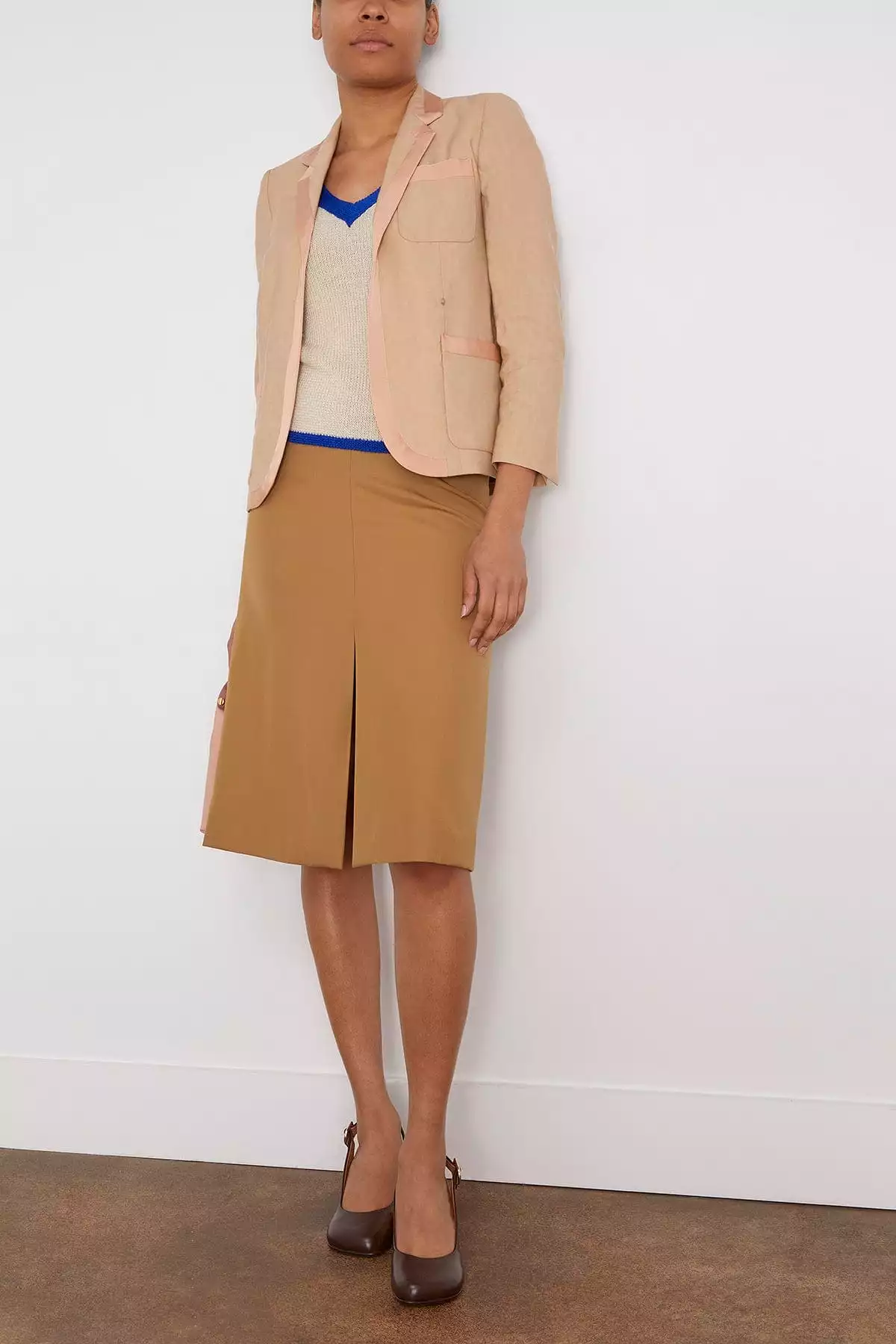 Shell Skirt in Camel