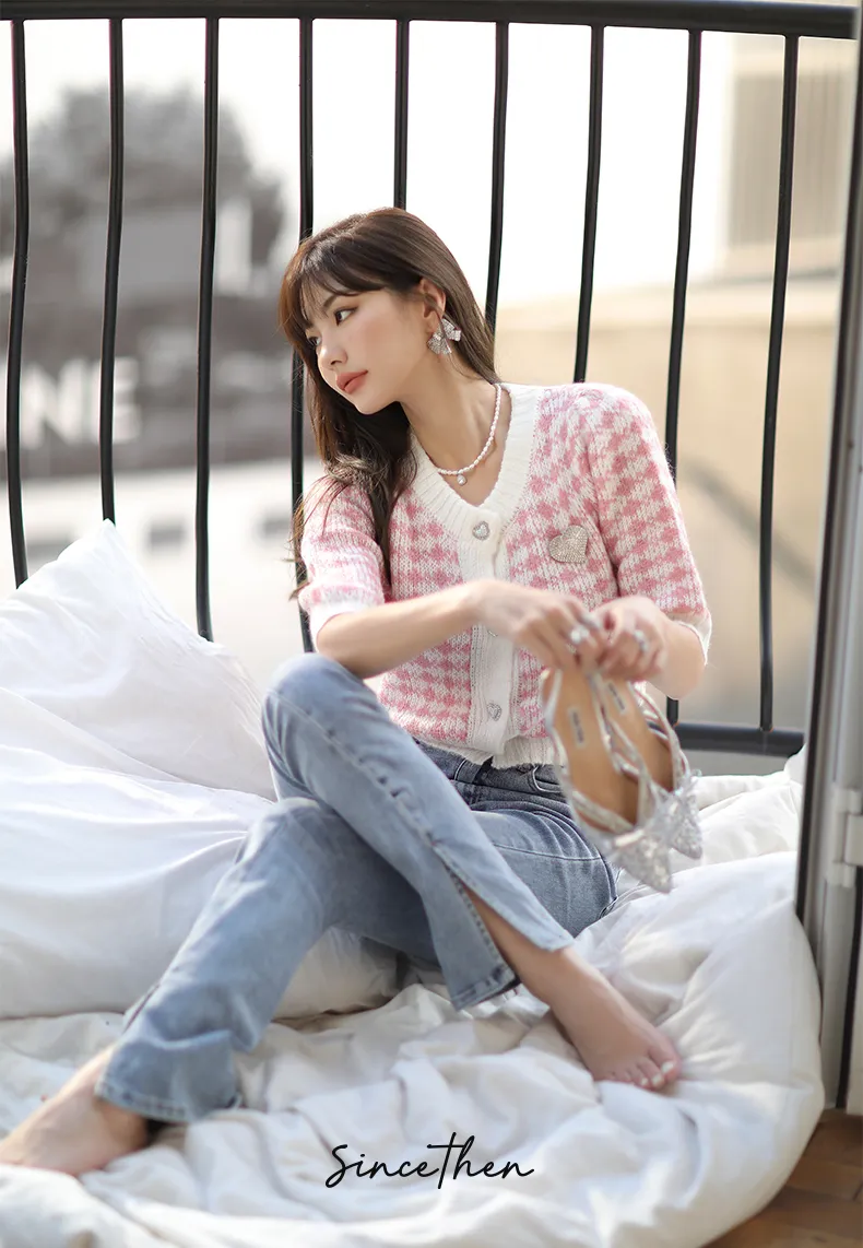 Since Then  |Other Plaid Patterns Heart Casual Style Elegant Style